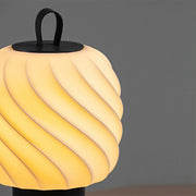 Ice Cream Portable Lamp. Medium. Black