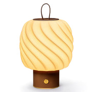Ice Cream Portable Lamp. Medium. Leather