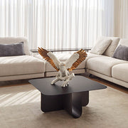 Freedom Eagle Sculpture. White and Copper