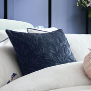 Barley Cushion Filled Midnight Navy