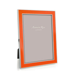 Addison Ross - Orange Enamel & Silver Frame