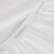 1000 TC Cotton Sateen Plain Dyed Standard Pillowcases Pair Snow