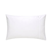 500 TC Cotton Sateen Plain Dyed King Flat Sheet Snow
