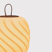 Ice Cream Portable Lamp. Medium. Leather