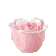 Heart Box of 3 Leaf Soap Roses Pink - Rose Scent
