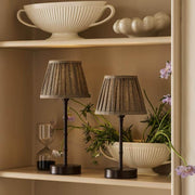 Addison Ross - Herringbone Beige Empire Lampshade