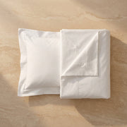 300 TC Luxury Everyday Sateen Fitted Sheet Super Emperor White
