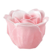 Box of 12 Leaf Soap Roses Pink and White - Rose Scent
